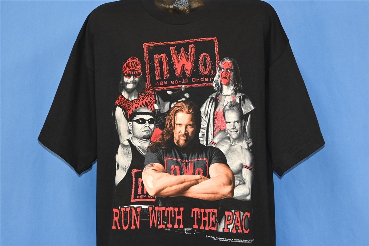 90s New World Order nWo Wolfpac Wrestling t-shirt Extra product image 1