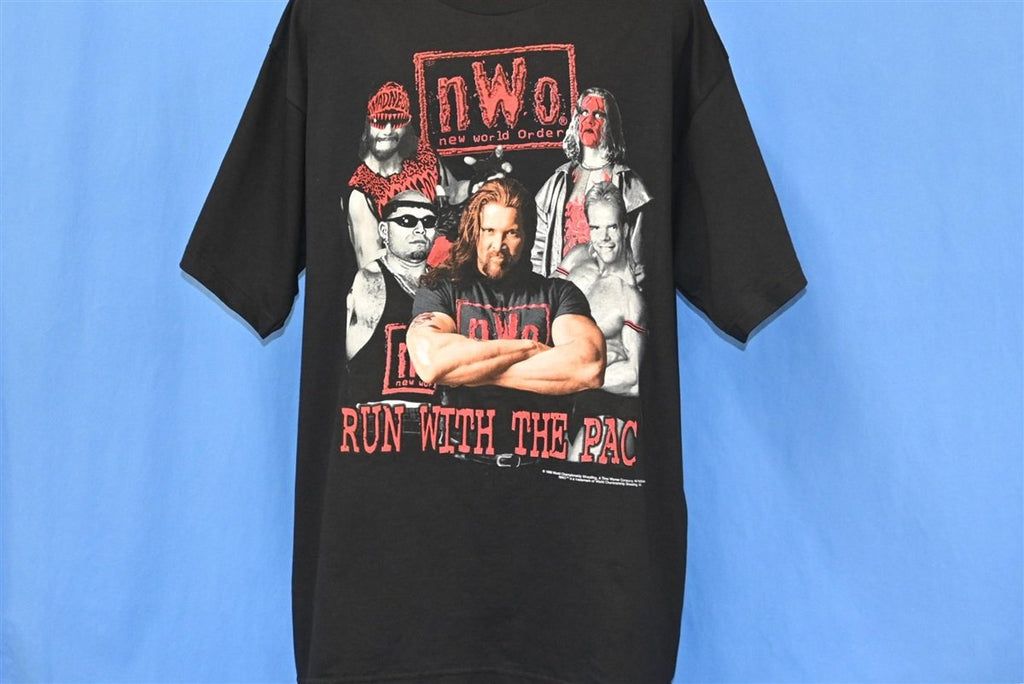 90s New World Order nWo Wolfpac Wrestling t-shirt Extra product image 2