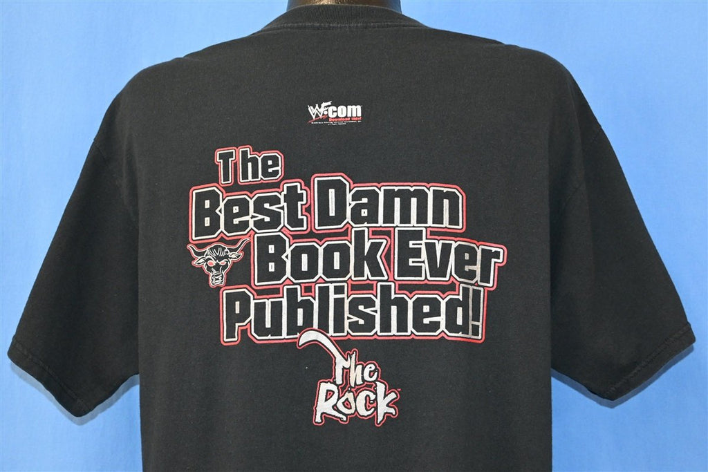 Y2K The Rock Says People's Book WWF t-shirt Extra Large product image 3