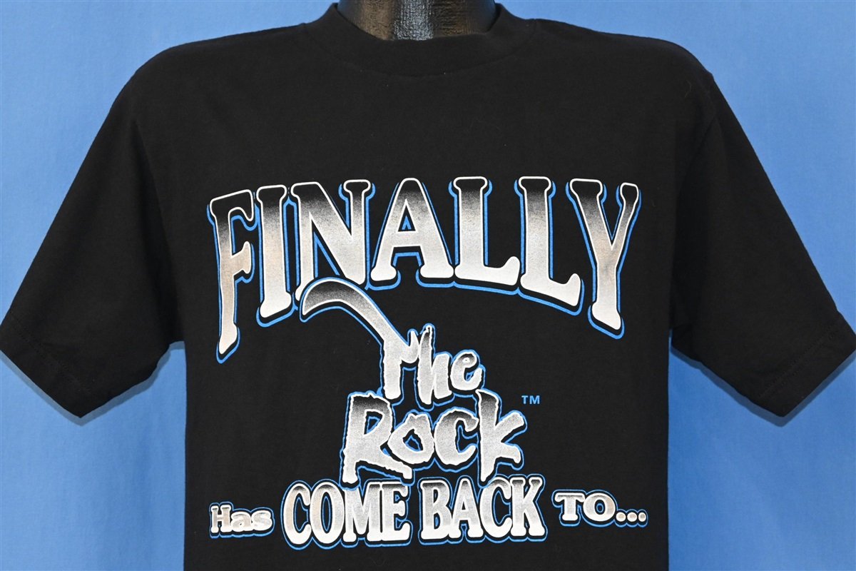 90s The Rock Finally Come Back To Pittsburgh WWF t-shirt product image 1
