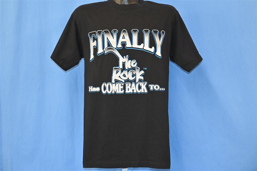 90s The Rock Finally Come Back To Pittsburgh WWF t-shirt product image 2