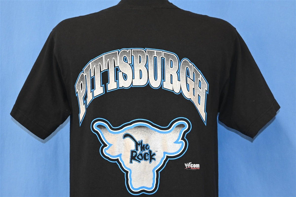 90s The Rock Finally Come Back To Pittsburgh WWF t-shirt product image 3