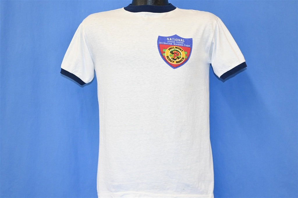70s BSA Philmont Scout Ranch Junior Leader Ringer t-shirt product image 2