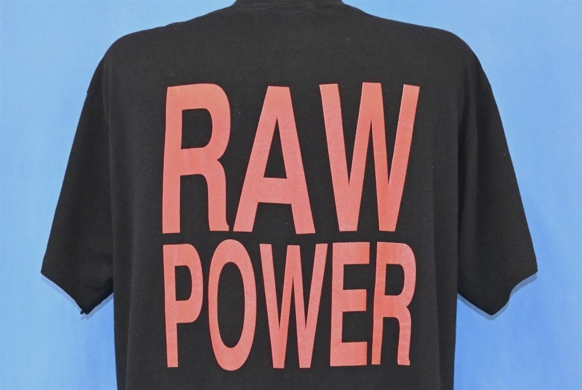 80s Iggy Pop Raw Power The Stooges Punk t-shirt Extra Large product image 3