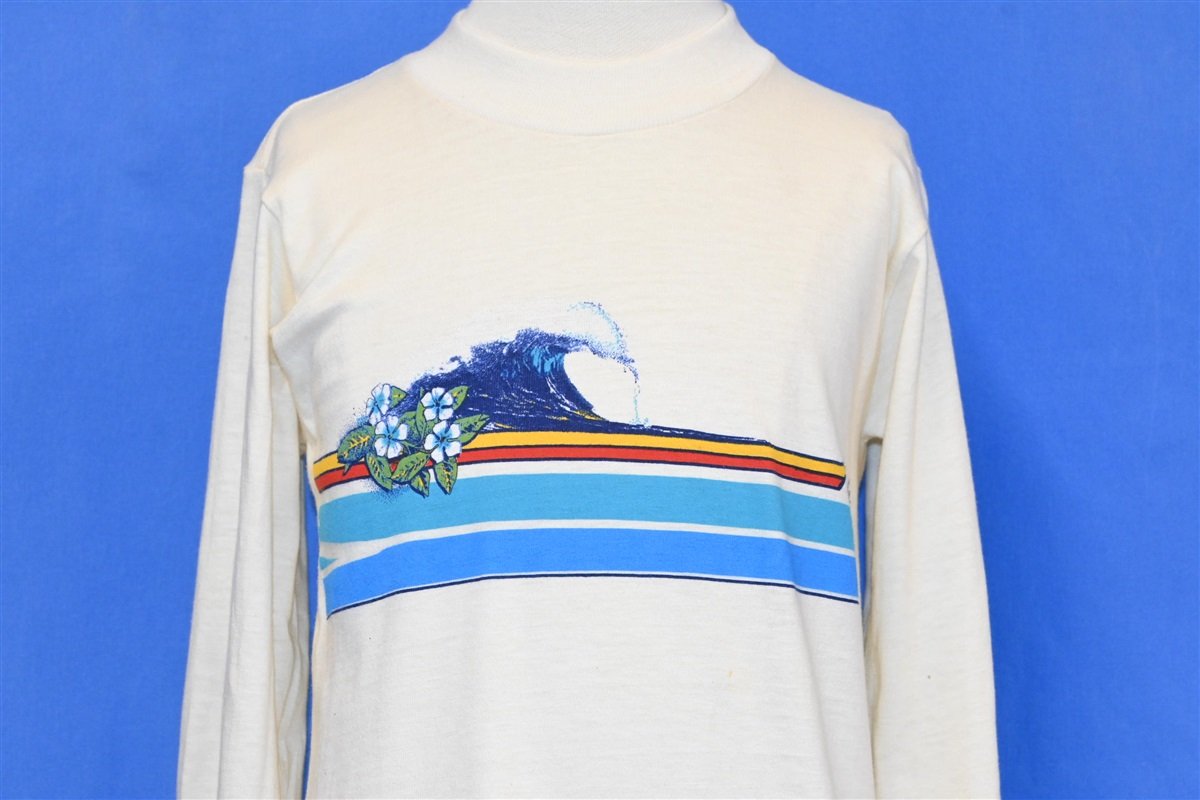 80s Surf Ocean Wave Stripe Tropix Deadstock t-shirt Youth product image 1