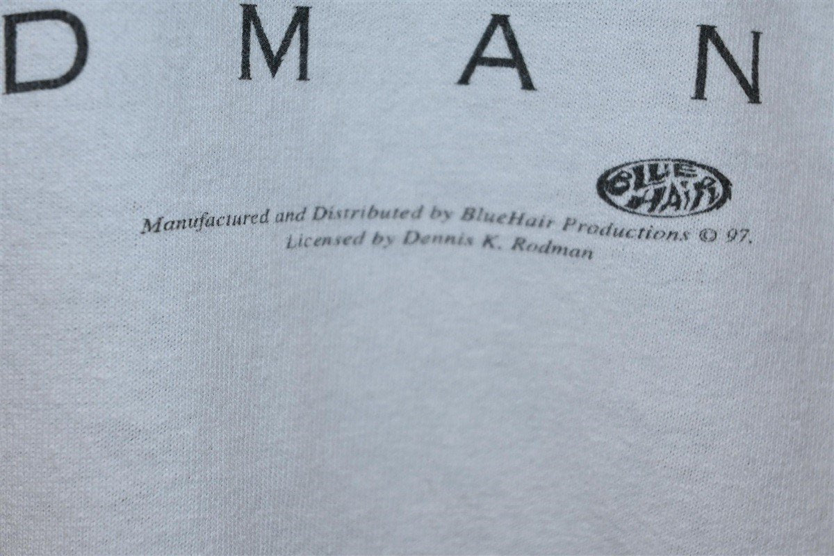 90s Dennis Rodman Blue Hair Breakdown Basketball t-shirt XXL product image 3
