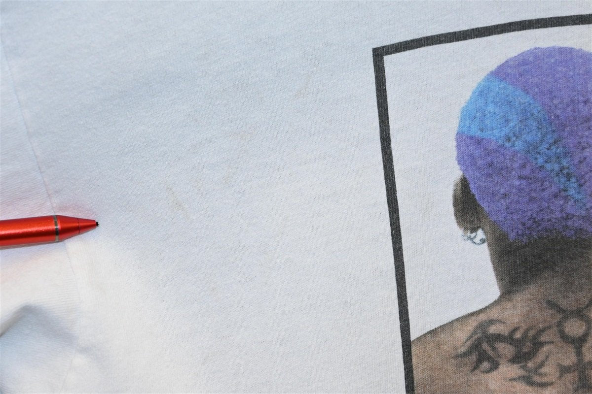 90s Dennis Rodman Blue Hair Breakdown Basketball t-shirt XXL product image 4