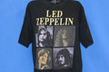 90s Led Zeppelin Winterland Rock Band Black t-shirt Extra product image 1