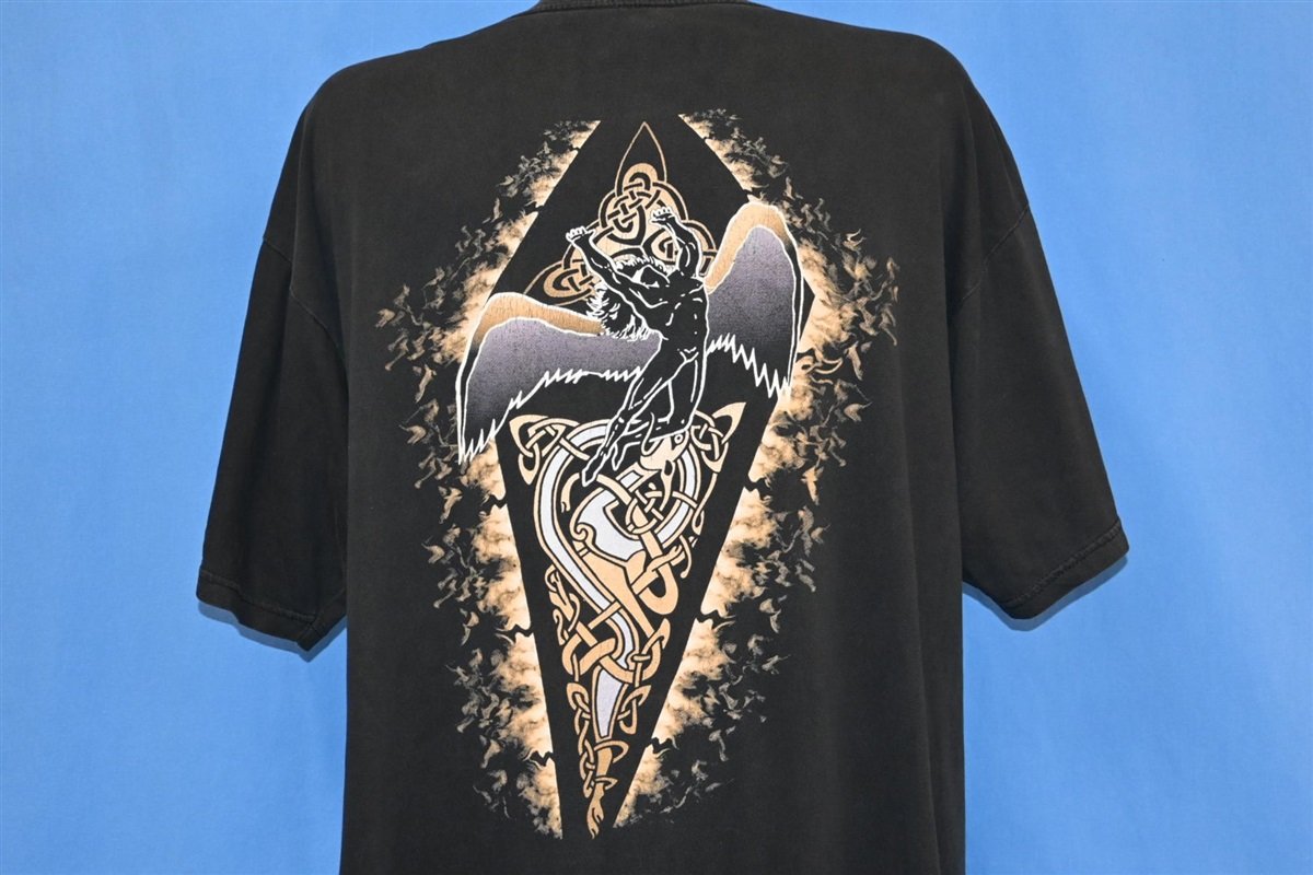 90s Led Zeppelin Winterland Rock Band Black t-shirt Extra product image 4