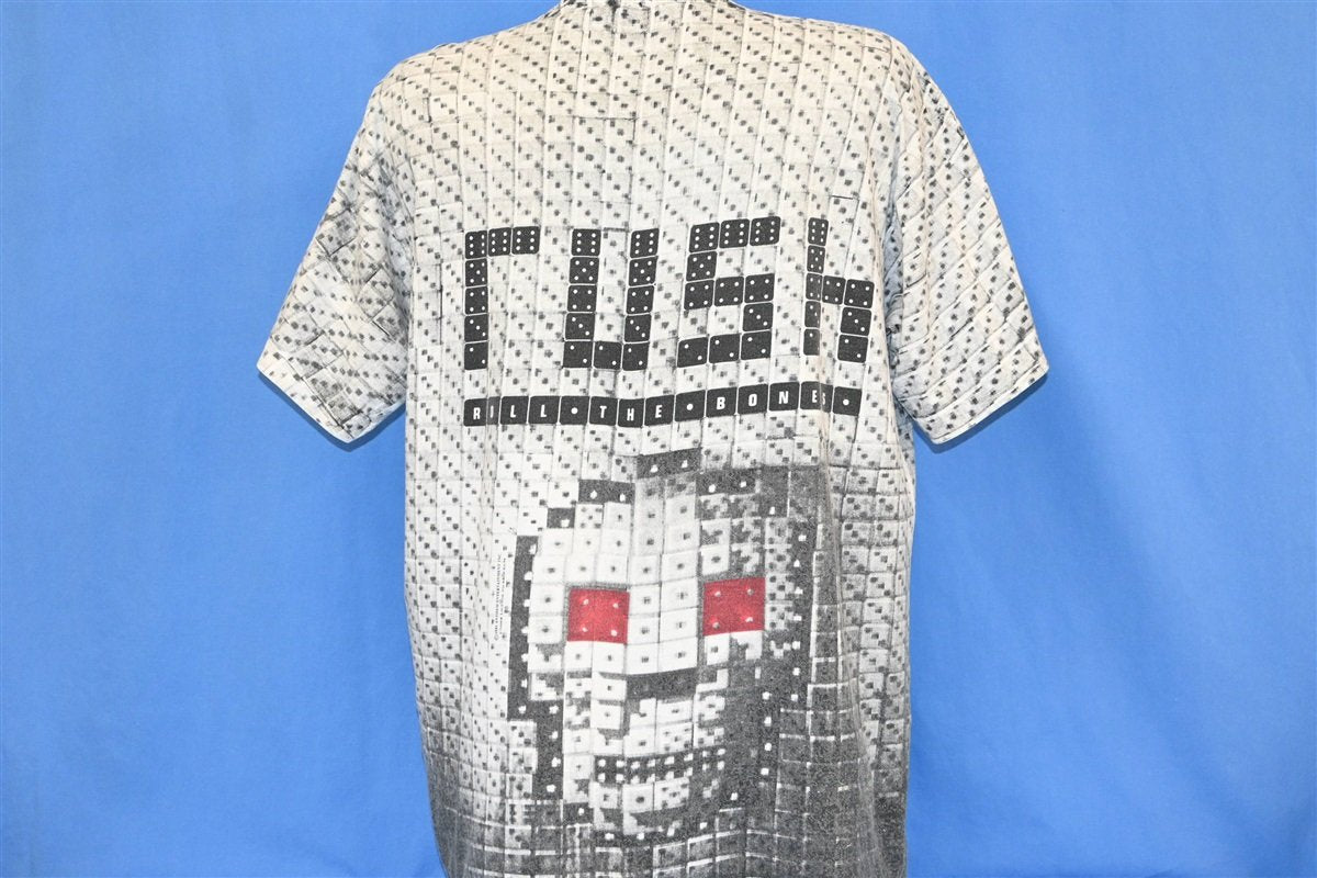 90s Rush Roll the Bones All Over Print Band t-shirt Extra product image 4