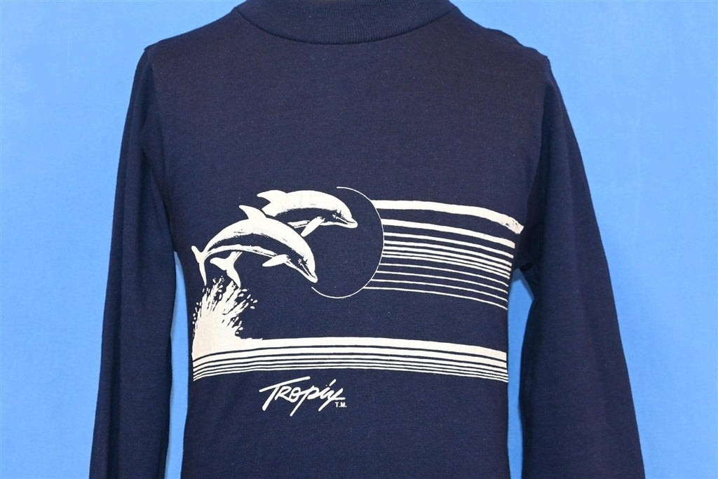 80s Dolphins Ocean Striped Surf Deadstock t-shirt Youth product image 1