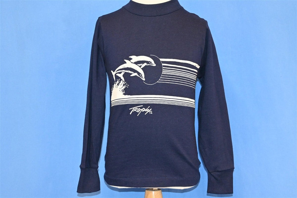 80s Dolphins Ocean Striped Surf Deadstock t-shirt Youth product image 2