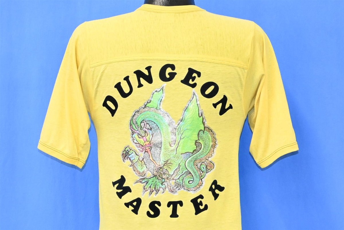 80s Dungeon Master Dragon Glitter Iron On Fantasy t-shirt product image 1