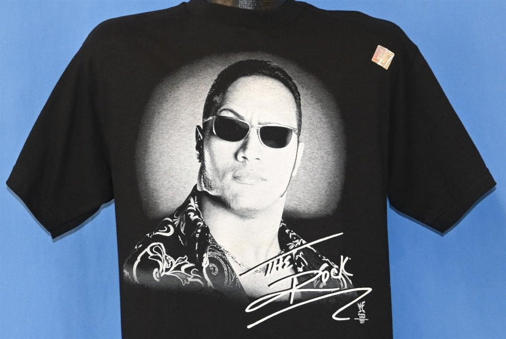 Y2K Dwayne The Rock Johnson Wrestling Deadstock t-shirt product image 1