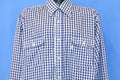 70s Levi's Gingham Blue White Tab Button Down Shirt Extra product image 1