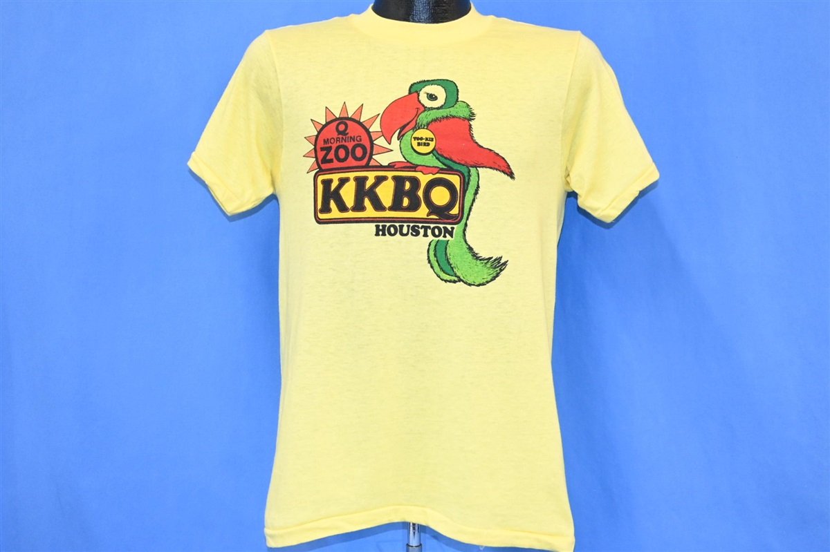 80s KKBQ Q Morning Zoo Radio Houston Too-Kie Bird t-shirt product image 2