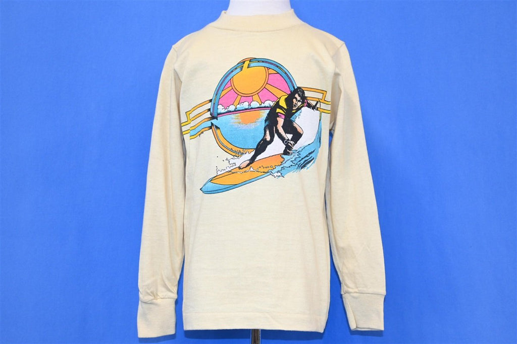 80s Surf Sunset Surfing Coastal Long Sleeve t-shirt Youth product image 2