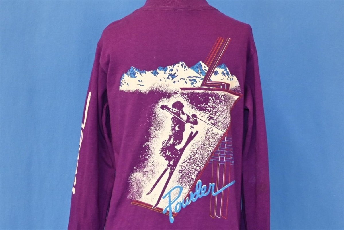 80s Crested Butte Powder Ski Deadstock t-shirt Youth Medium product image 1