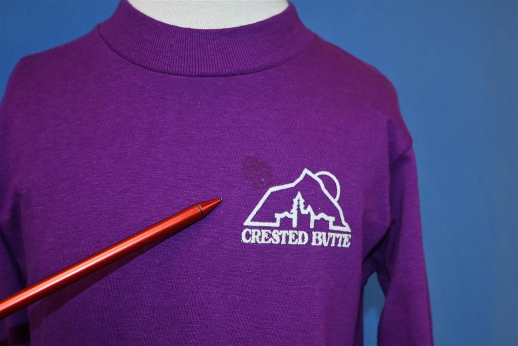 80s Crested Butte Powder Ski Deadstock t-shirt Youth Medium product image 5