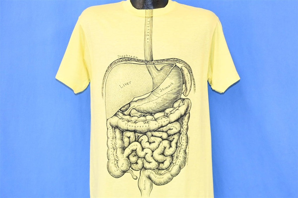 80s Digestive System Leslie Arwin Skeletee Anatomy t-shirt product image 1