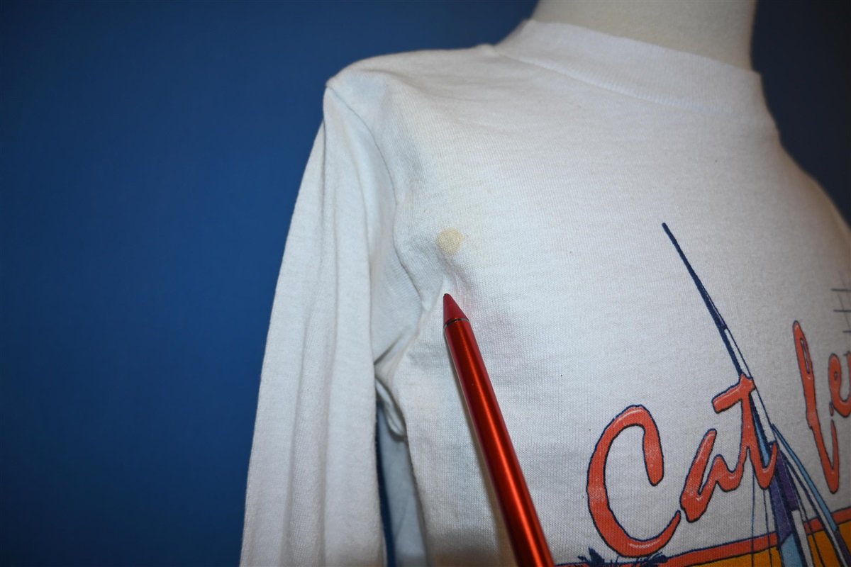 80s Cat Fever Catamaran Sailboat Deadstock t-shirt Youth product image 4