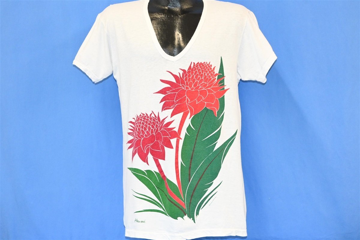 80s Hawaii Waratah Flower Exotic Plant Tourist t-shirt Large product image 2