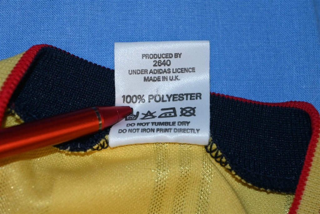 90s Adidas Arsenal FC JVC Embossed Soccer Jersey t-shirt product image 5