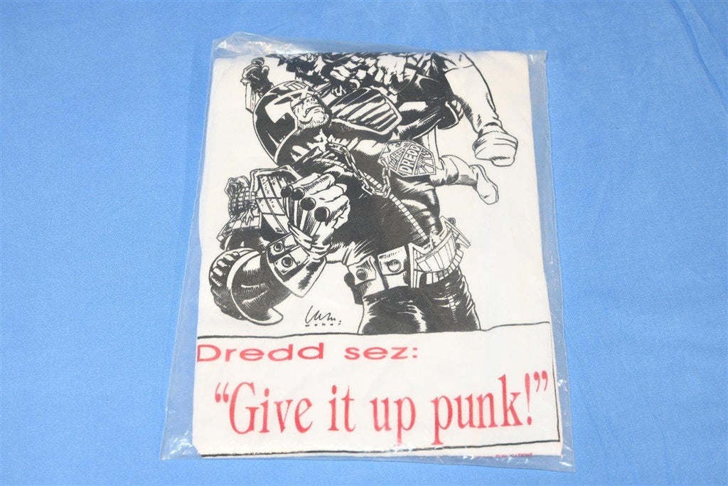 80s Judge Dredd Sez Give It Up Punk Package t-shirt Extra product image 1