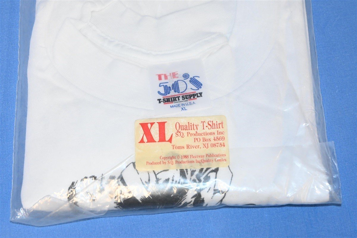 80s Judge Dredd Sez Give It Up Punk Package t-shirt Extra product image 3