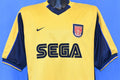 90s Nike Arsenal Sega Vieira Soccer Away Jersey t-shirt product image 1