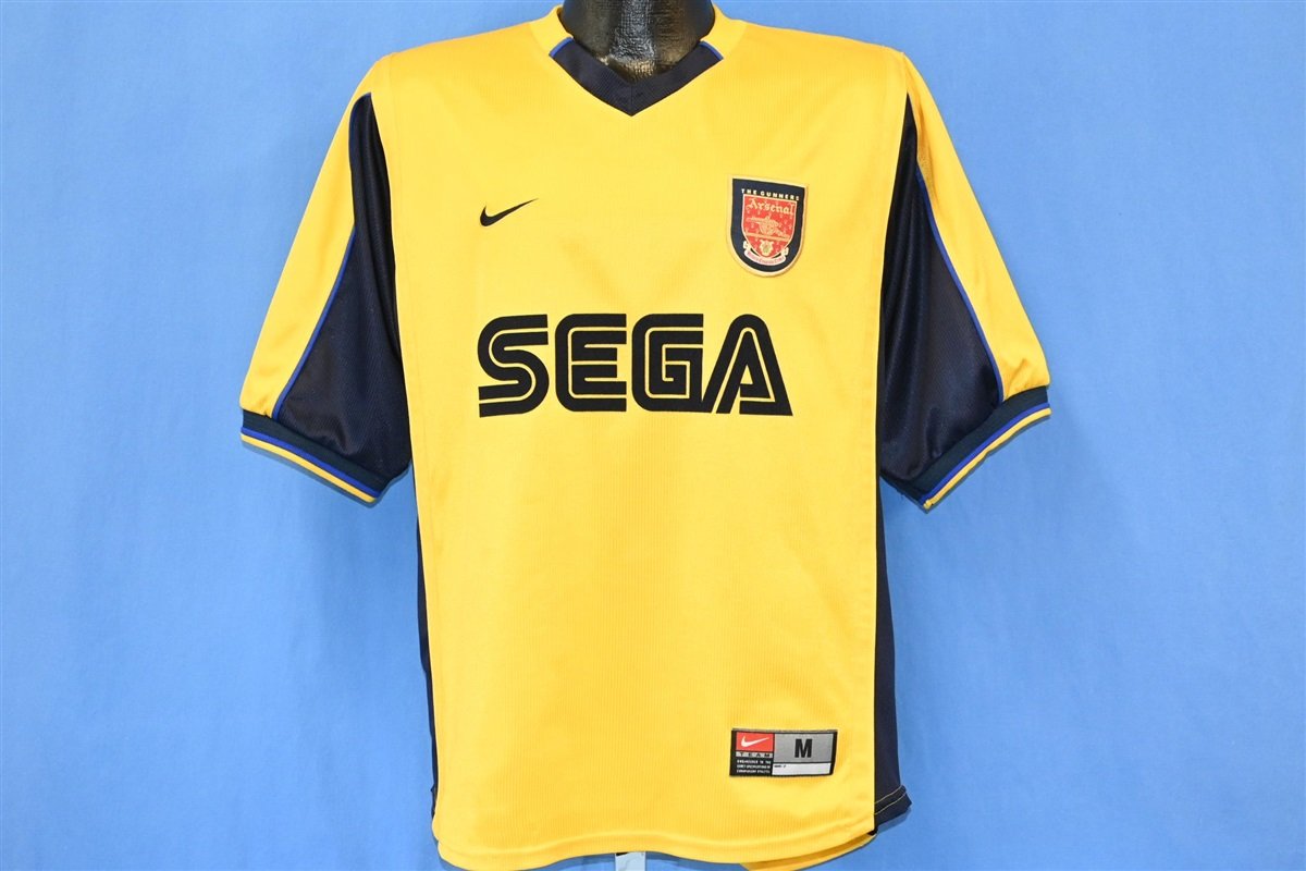 90s Nike Arsenal Sega Vieira Soccer Away Jersey t-shirt product image 2