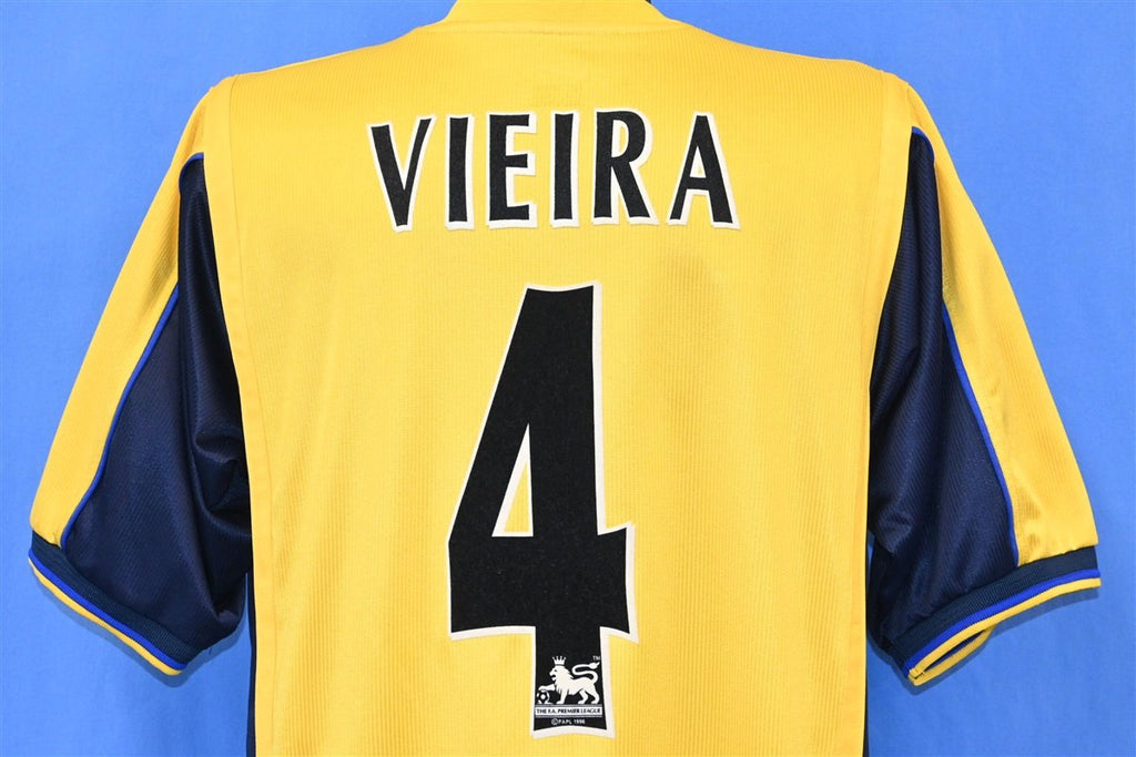 90s Nike Arsenal Sega Vieira Soccer Away Jersey t-shirt product image 3