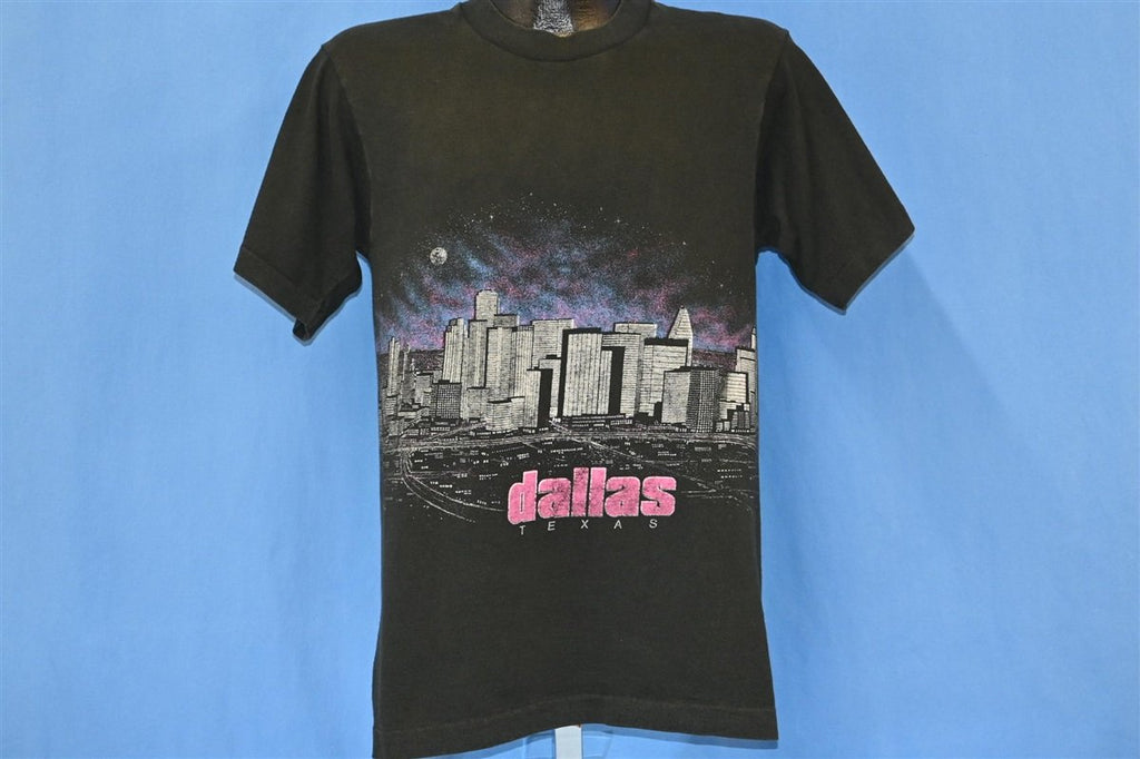 90s Dallas Texas City Skyline Night Souvenir t-shirt Medium product image 2
