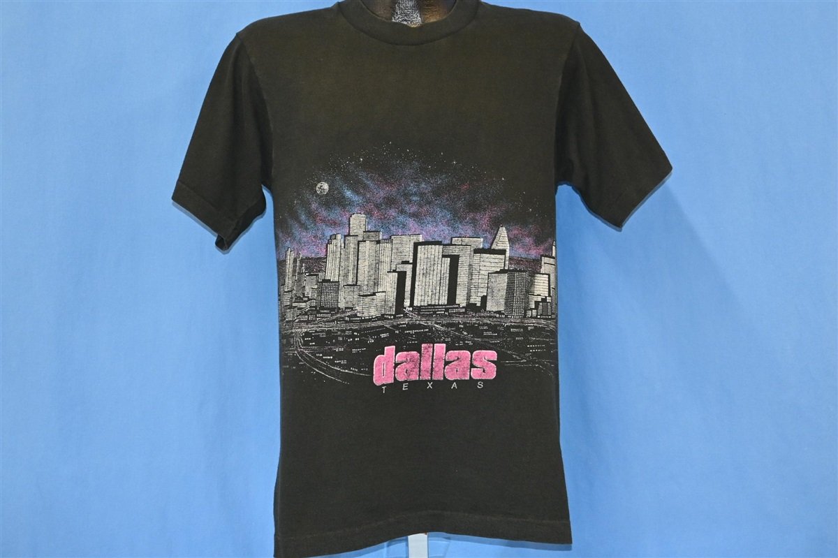 90s Dallas Texas City Skyline Night Souvenir t-shirt Medium product image 2