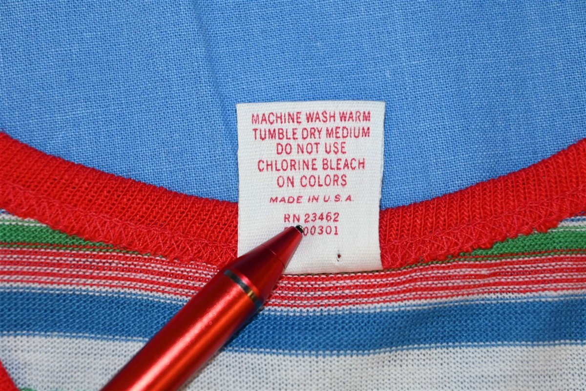 80s Buster Brown Red Striped Deadstock t-shirt Toddler 2T product image 4