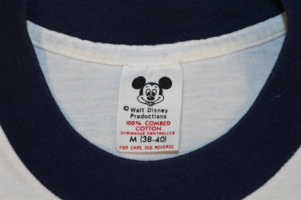 70s Walt Disney Mickey Mouse Cartoon Ringer t-shirt Medium product image 7