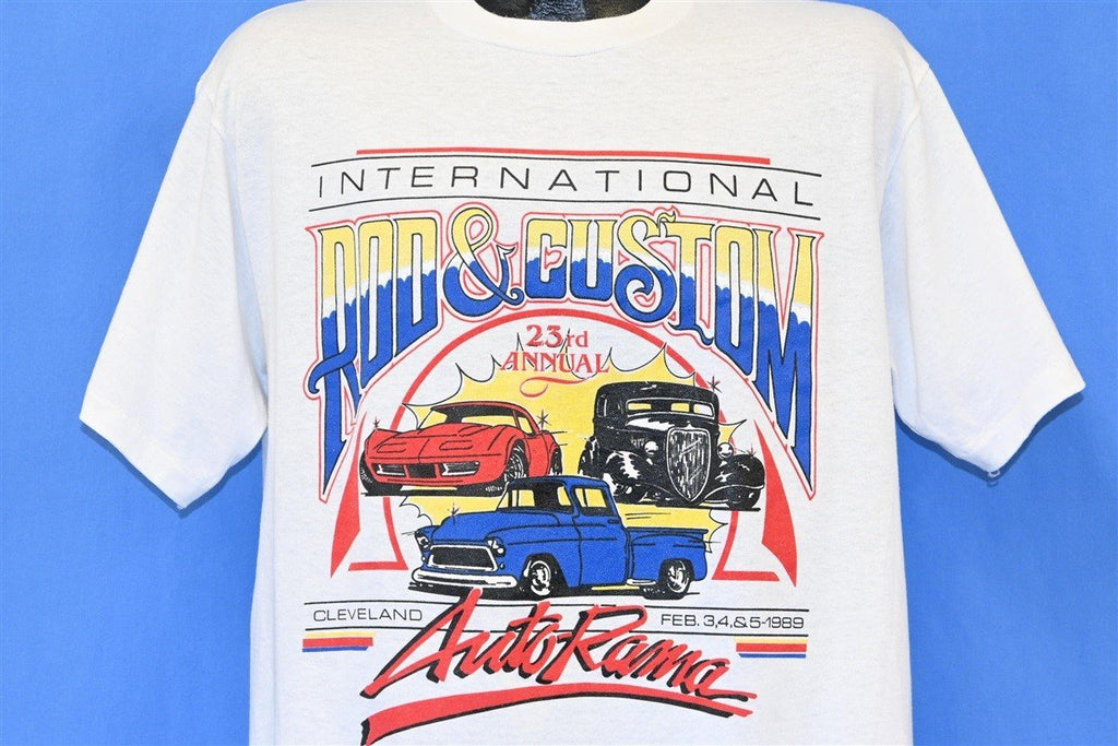 80s Rod & Custom Autorama '89 Cleveland WMMS t-shirt Large product image 1