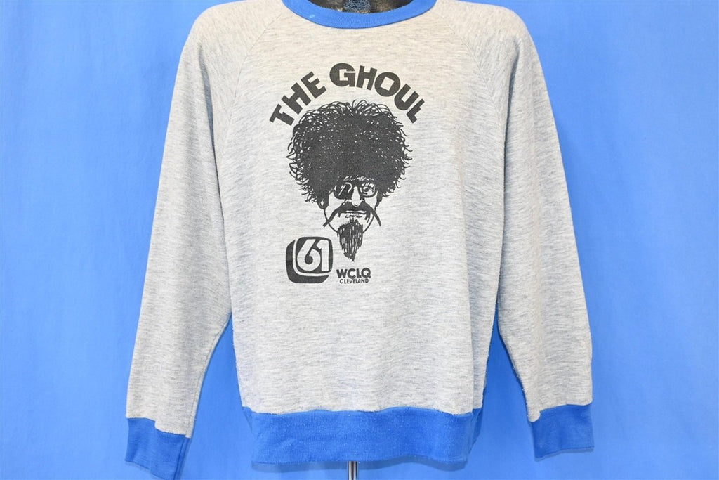 80s The Ghoul Channel 61 Ron Sweed Horror Host Sweatshirt product image 2