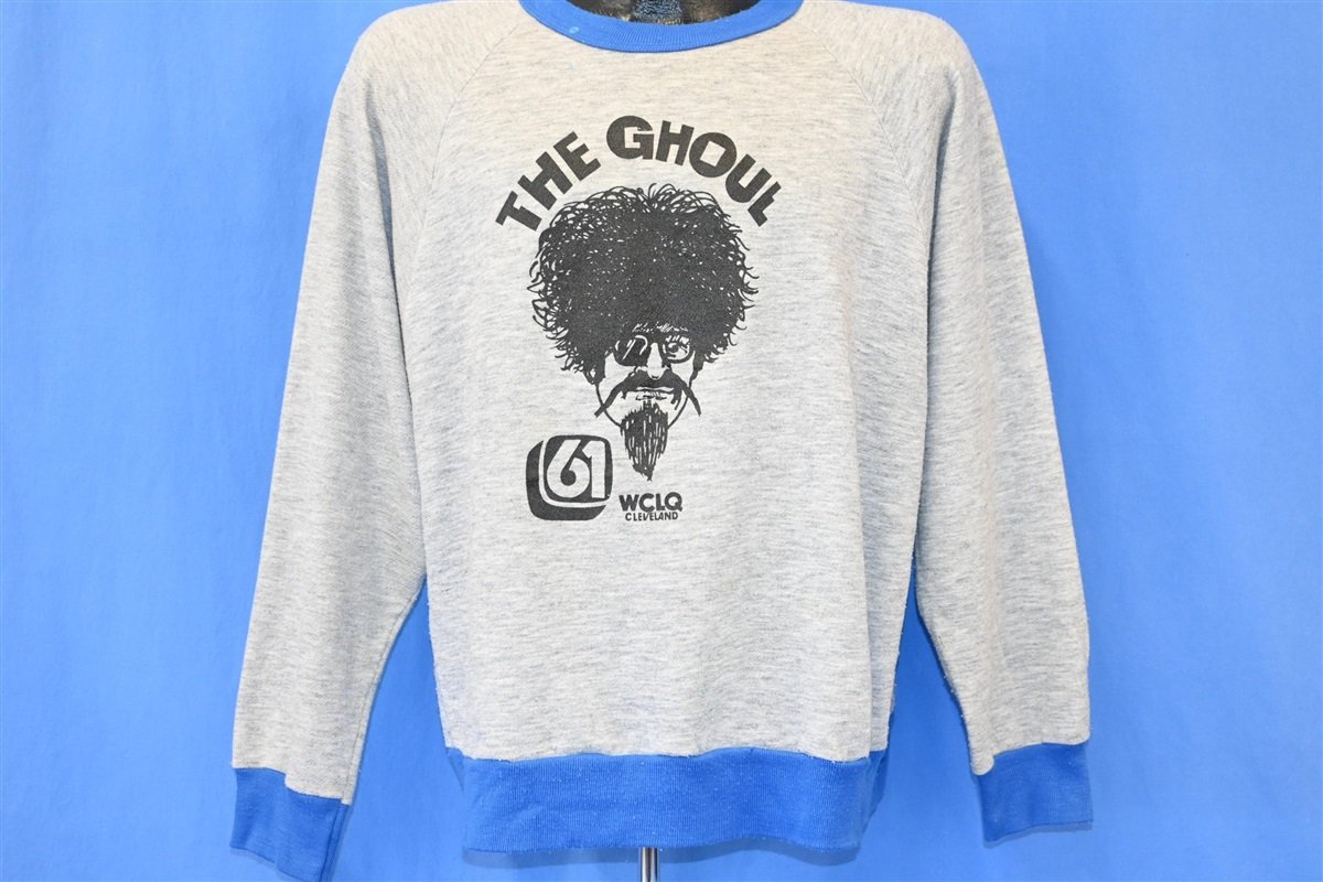 80s The Ghoul Channel 61 Ron Sweed Horror Host Sweatshirt product image 2