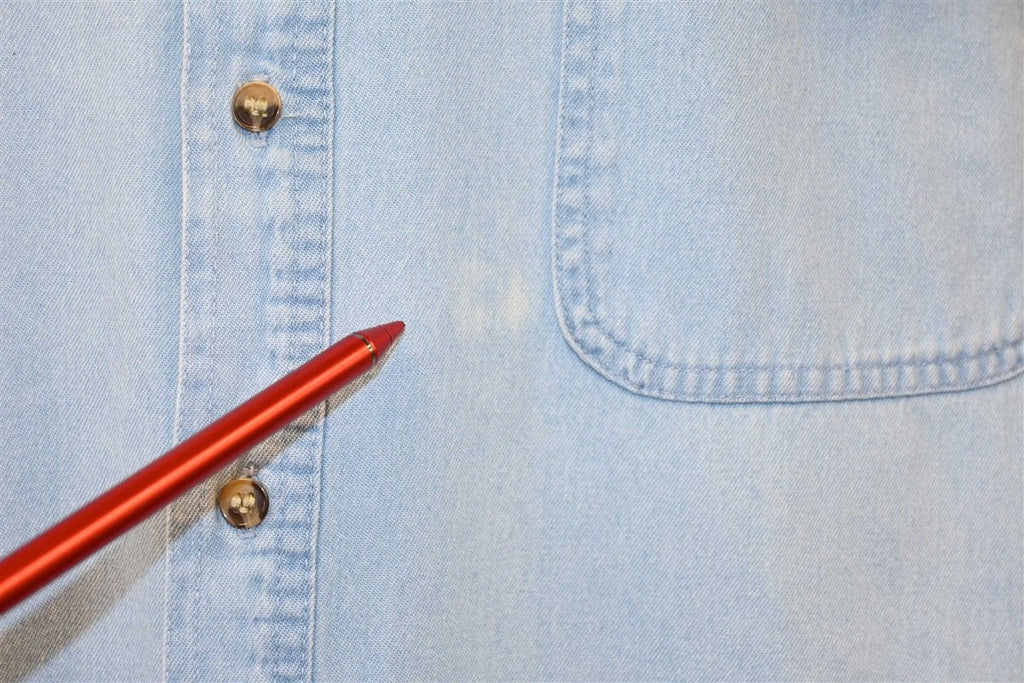90s Jamin Leather Chambray Cut Button Down Shirt Extra Large product image 4