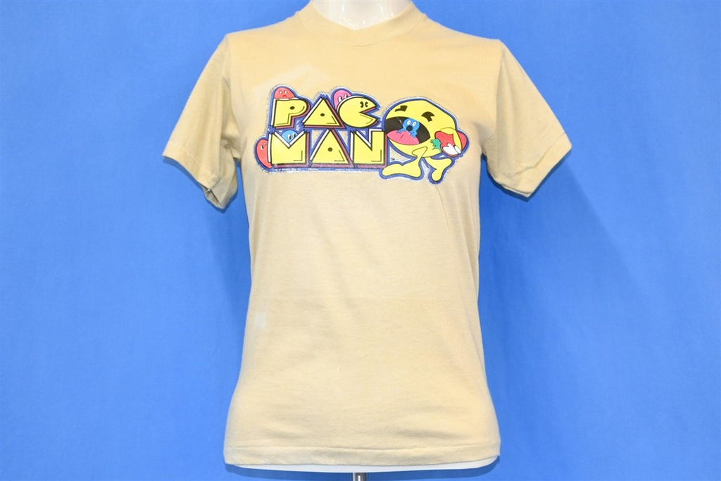 80s Pac-Man Arcade Game Glitter Iron On t-shirt Youth Large product image 2
