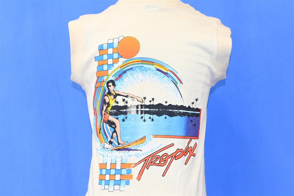80s Tropix Sunset Surf Deadstock Muscle t-shirt Youth Small product image 1