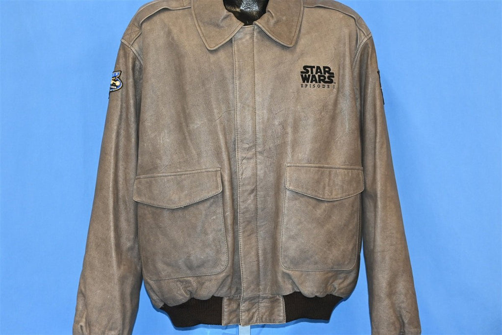90s Star Wars Federation Starfighter Leather Jacket Extra product image 2