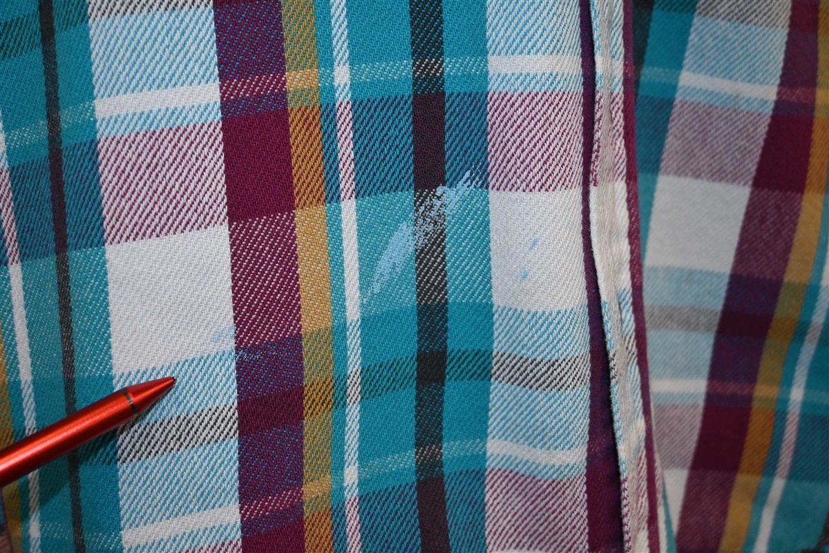 80s Mighty Mac Teal Plaid Flannel Button Down Shirt Extra product image 3