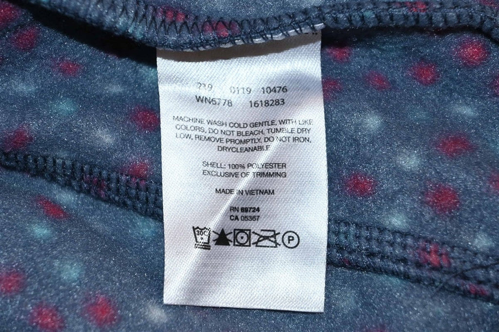Y2K Columbia Polka Dot Zip Up Fleece Jacket Baby 3-6 Months product image 4