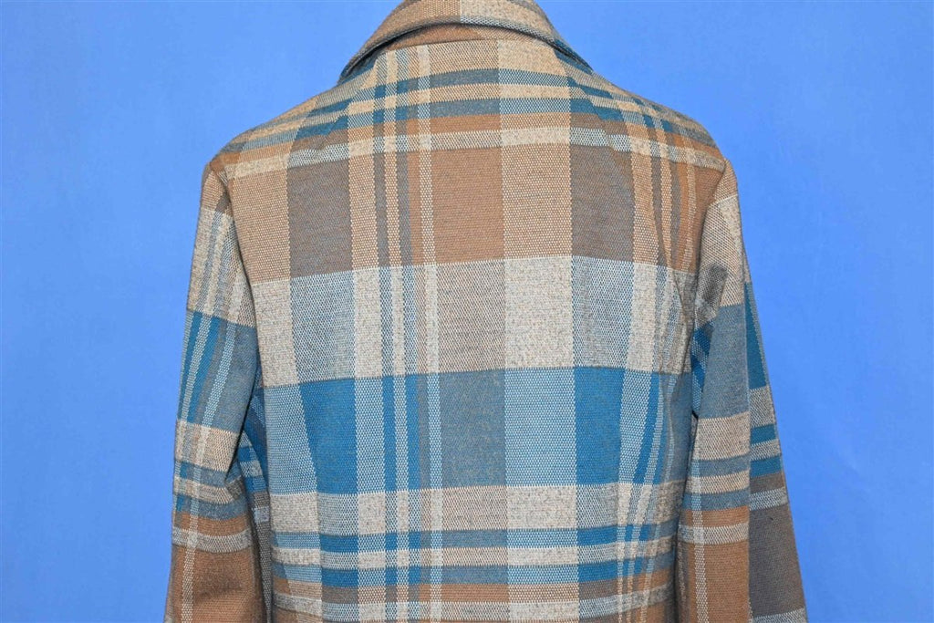 70s Cos Cob Brown Plaid Twill Suit Jacket Women's Medium product image 3
