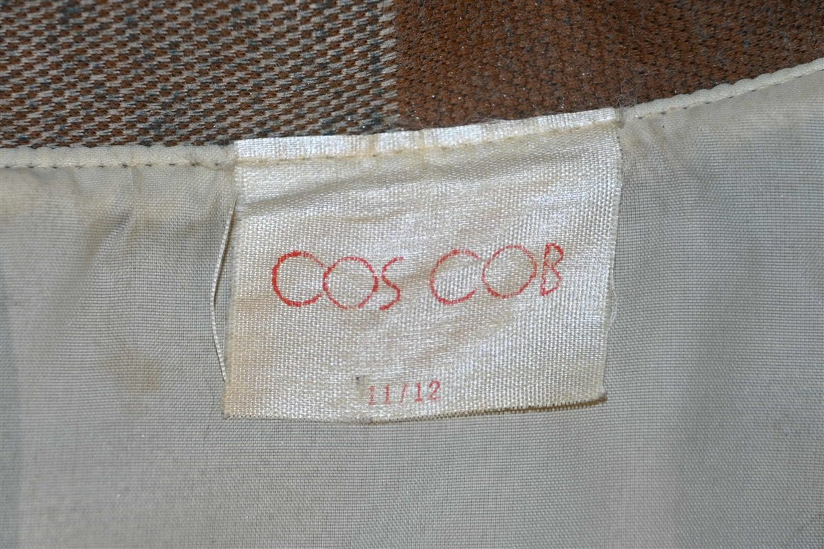 70s Cos Cob Brown Plaid Twill Suit Jacket Women's Medium product image 4