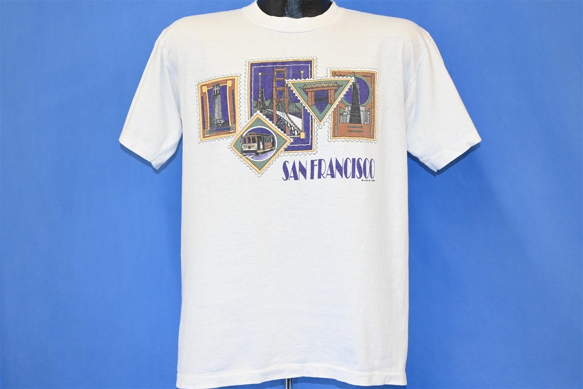 90s San Francisco California Postage Stamp t-shirt Medium product image 2