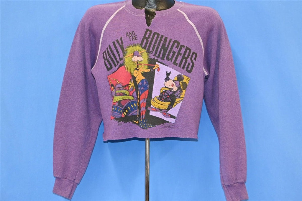 80s Billy & the Boingers Bloom County Cropped Sweatshirt product image 2