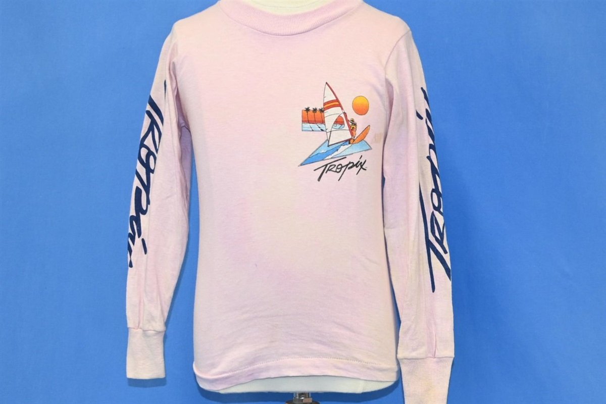 80s Tropix Windsurfing Rainbow Deadstock t-shirt Youth Small product image 3